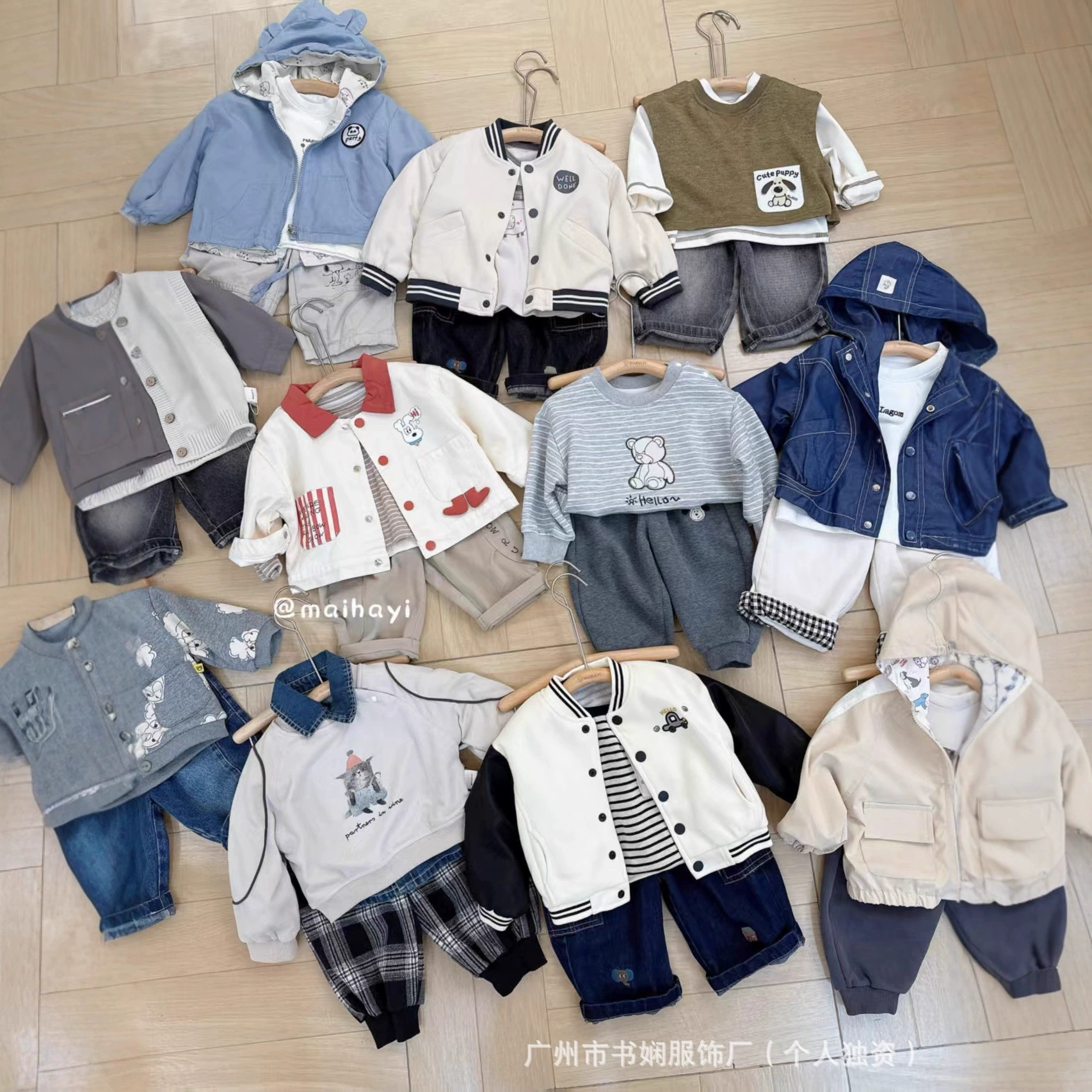 Детская одежда для мальчиков и девочек от производителя Liji Road, осенняя коллекция, физический магазин, оптовые поставки, прямые поставки.