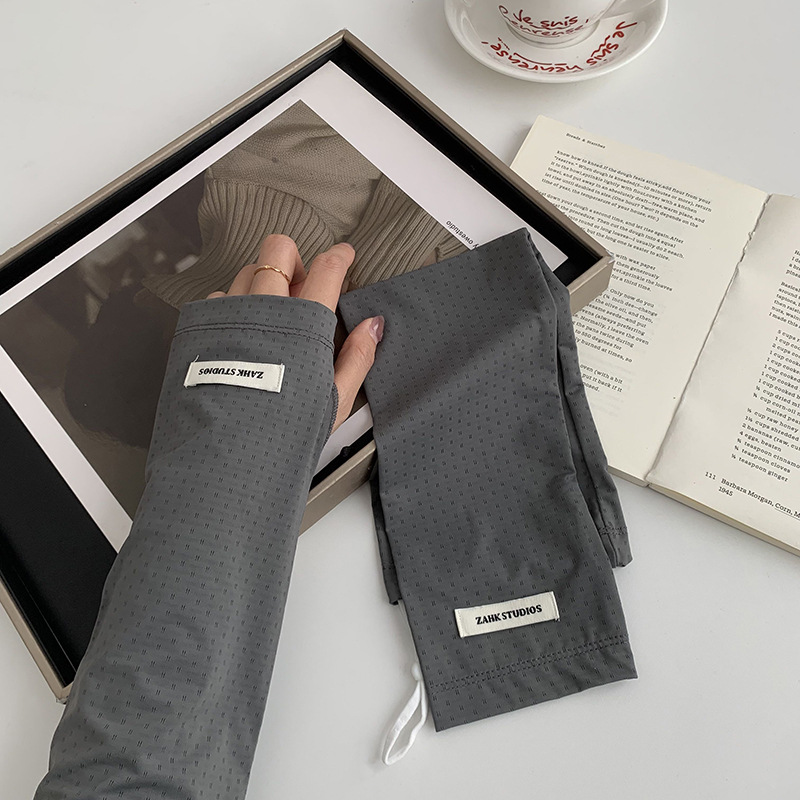 Mangas de hielo protector solar de verano anti-UV guantes de hielo protector de brazo para montar guantes de hielo protector solar