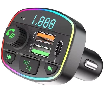 Fast charging Q16 car charger Bluetooth MP3 player hands-free call Bluetooth transmitter car cigarette lighter (Car mp3)