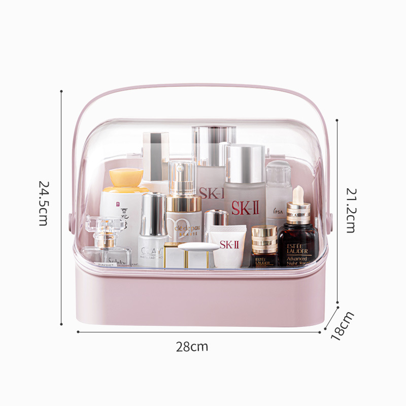 Internet celebridad multi-funcional transparente maquillaje vestidor caja cajón portátil separado caja de almacenamiento hogar productos de cuidado de la piel caja de almacenamiento