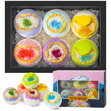 跨境 专供酒店浴缸SPA海盐泡泡浴足浴沐浴泡澡浴盐球跨境出口批发