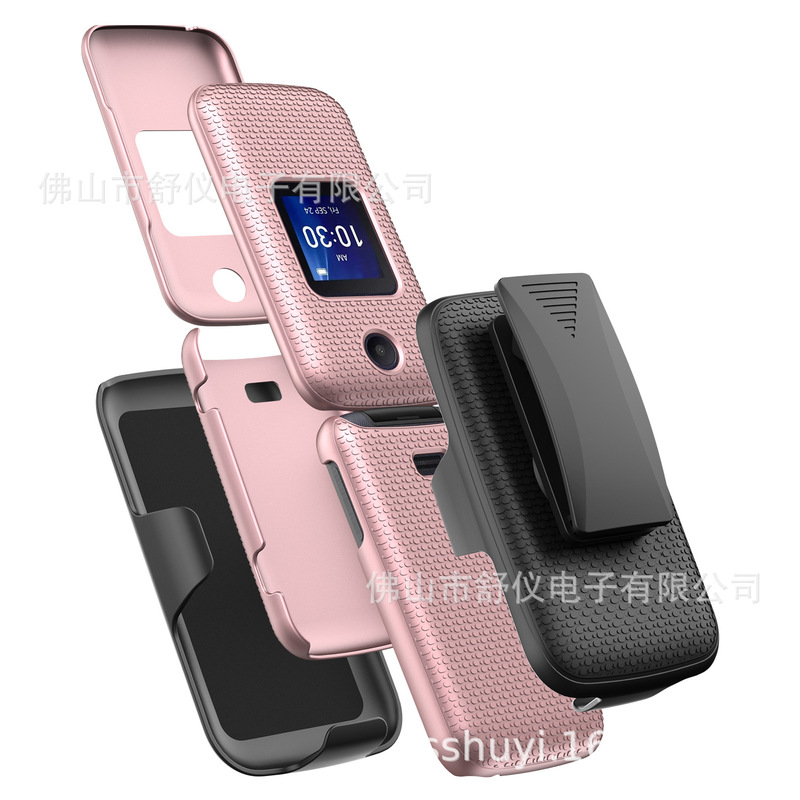 SuiTable for TCL Flip GO T408DL Three-in-one Slip Case Mobile Phone Case ProTecTive Cover Flip Pro FacTory