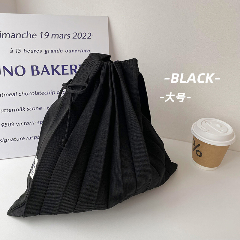 Corea del Sur Dongdaemun nicho bolso arco iris bolso plegable bolso de hombro de punto bolso de mano