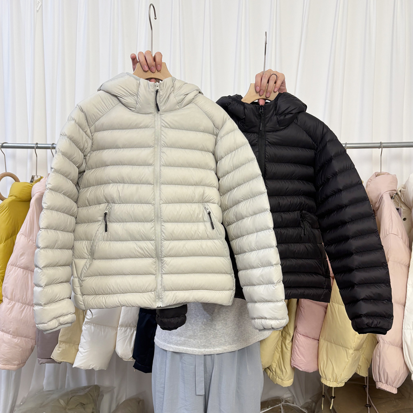 羽绒服女2025冬季新款短款泡芙云感排骨韩系超好看小个子95绒外套