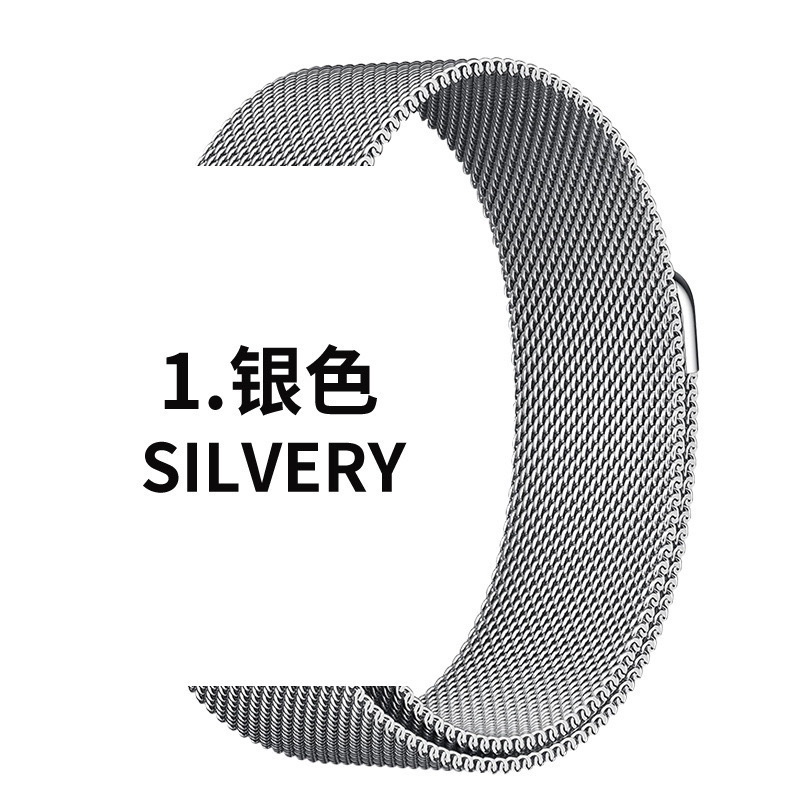 Smart Watch Milanese Steel Belt Universal Apple Watch Black Steel Silver Steel 38-42-44-45-49MM
