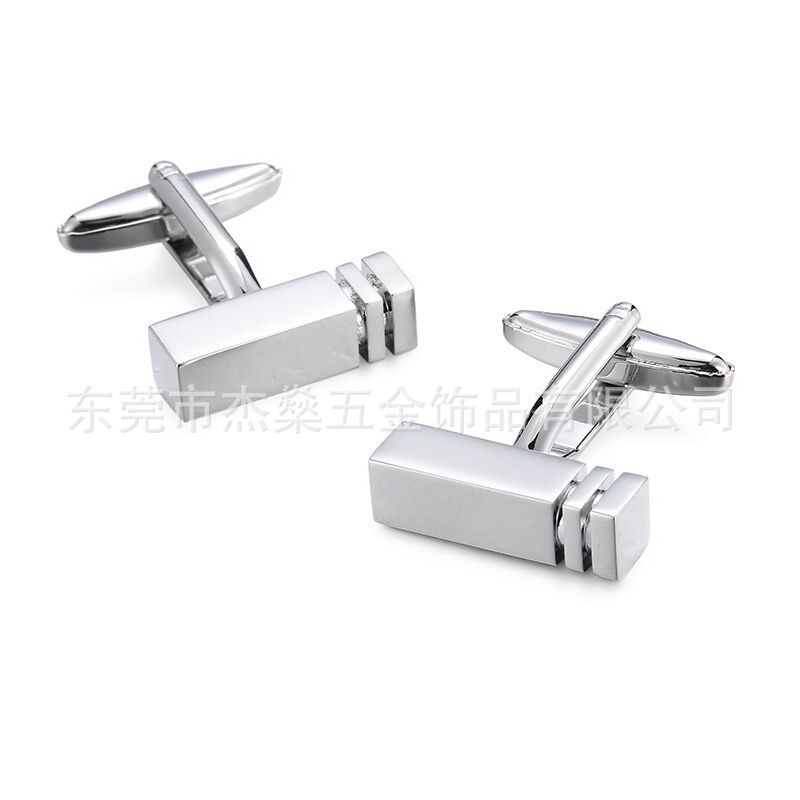 New High-End Cufflinks for Men and Women, Geometric Design Shirt Cuff Buttons