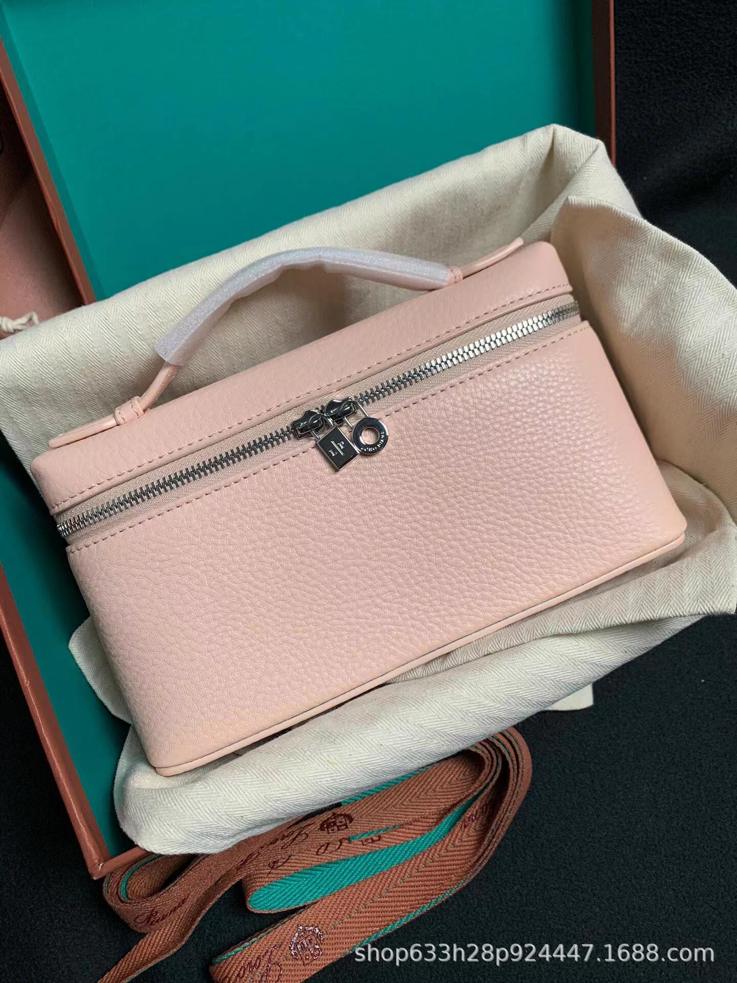 Bolso de almuerzo de cuero lp19 transfronterizo nuevo Gigi mismo bolso Kelly bolso litchi bolso simple bolso de hombro femenino