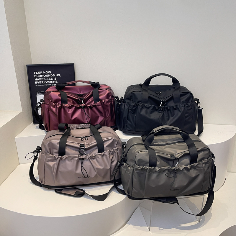 Bolso de viaje de negocios de un solo hombro para hombres Bolso de viaje de compras para estudiantes de gran capacidad Bolso de viaje deportivo femenino extensible