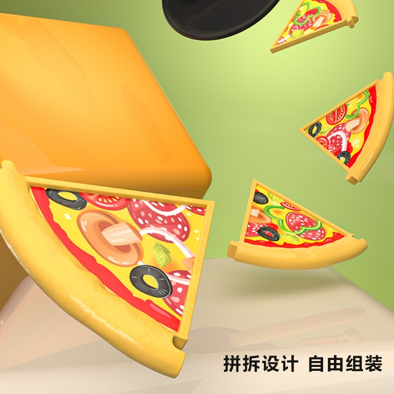 Simulación infantil transfronteriza mini-supermercado sushi mesa de pizza tarjeta de tarjeta de tarjeta de compra caja registradora hamburguesas juegos caseros