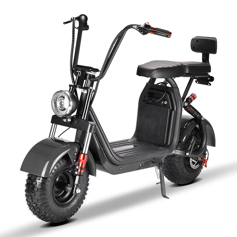 Eec Dot Adult Scooter Two-Wheeled Motorcycle Harley Electric Vehicle Mini-7 Can Be Equipped with Dual Lithium Batteries