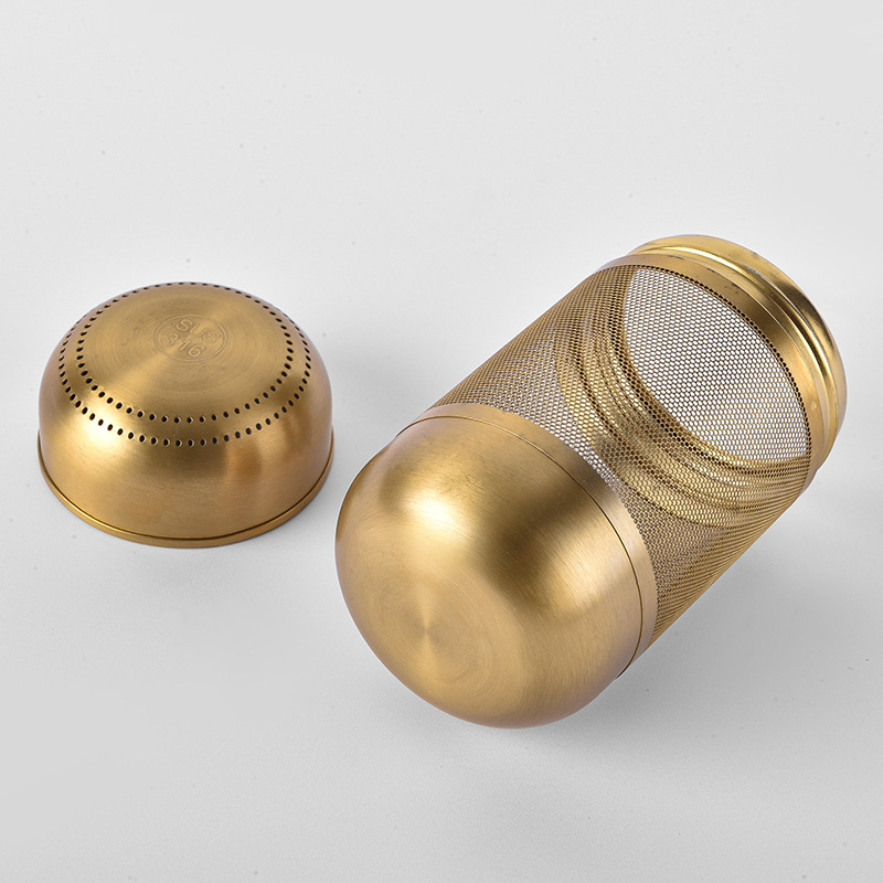 316 Stainless Steel Tea Strainer Filter Tea Brewing Tool Infusion Pot Insulated Pot Tea Boiling Tea Infusion Tea Storage Ion Plating 