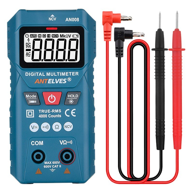 Новый бесступенчатый Интеллектуальный мультиметр с цифровым дисплеем, высокоточный автоматический электрик, маленький мини-измеритель Дурака