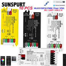 ESP32 WLED����LED�òʵƴ��������������MIC����2811/12/13 PWM