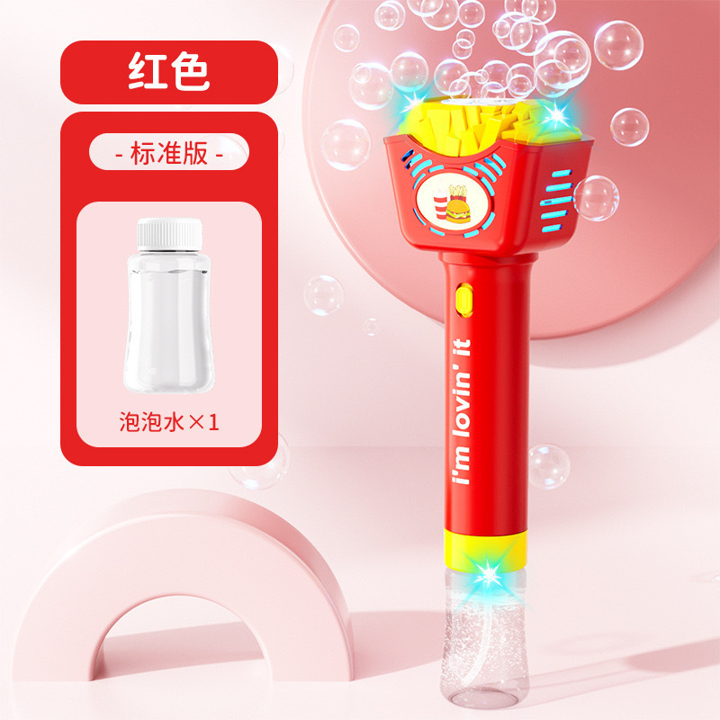 跨境新爆款网红吹泡泡棒全自动儿童礼物手持泡泡枪玩具批发摆地摊|undefined