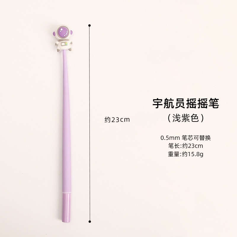 Pandas de silicona suave bolígrafo neutro personalizado bolígrafo de dibujos animados bolígrafo de agua aprendiendo papelería regalos al por mayor