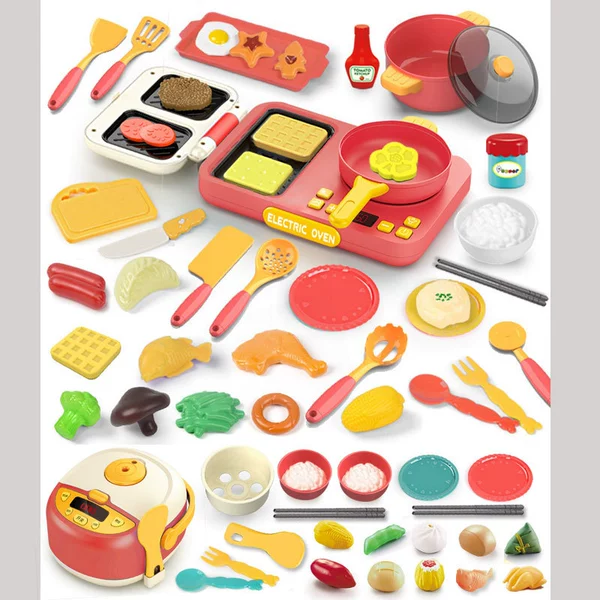 Cooking two -in -one set of 65 sets of red