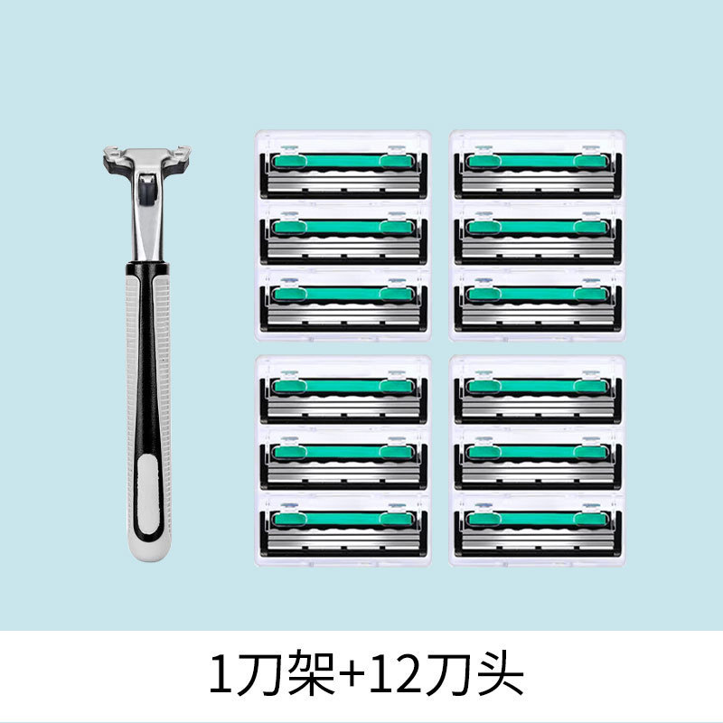 3層手動シェーバー刃、トラベルシェーバー刃、シェーバー、男性用・女性用昔ながらのヒゲシェーバー|undefined