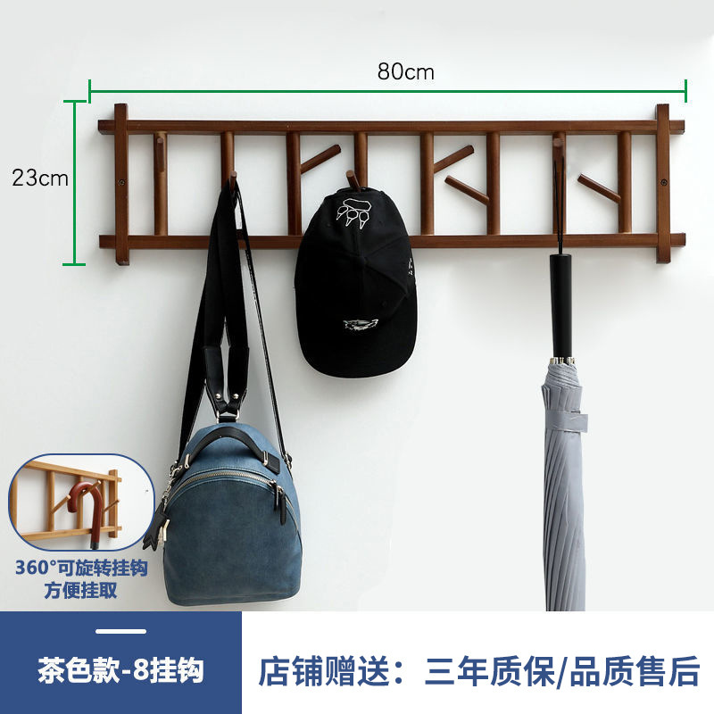 Perchero tipo pared puerta gancho interior interior casa pared simple pasillo multifuncional percha colgante de entrada