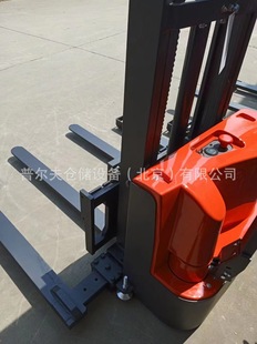 Widened outrigger electric stacker truck double-sided pallet for forklift