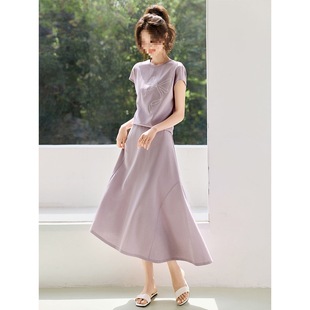 2025 New Summer Style Super Fairy Fashionable Dress Fashion Suit Skirt Two-Piece Petite Skirt