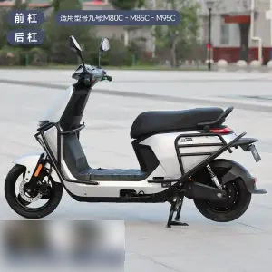 and Rear Tail Frame, Motorcycle bumper - thickened-black-m-front-bumper-rear-guard