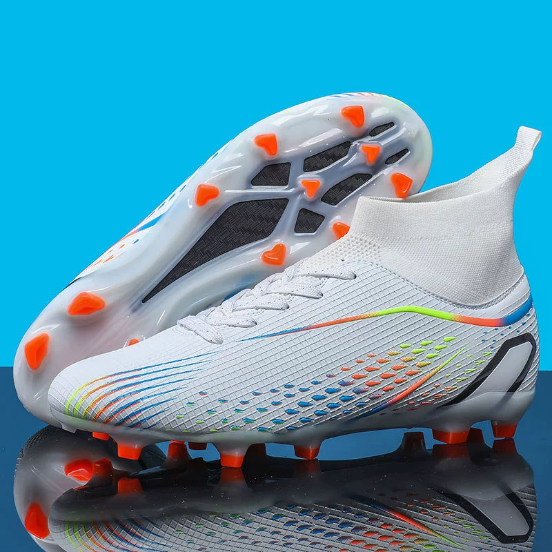 2025 generation Foreign Trade Outdoor Tourism Hertest S -Sale Demonstrate Station Large -size high -top football shoes broken nails