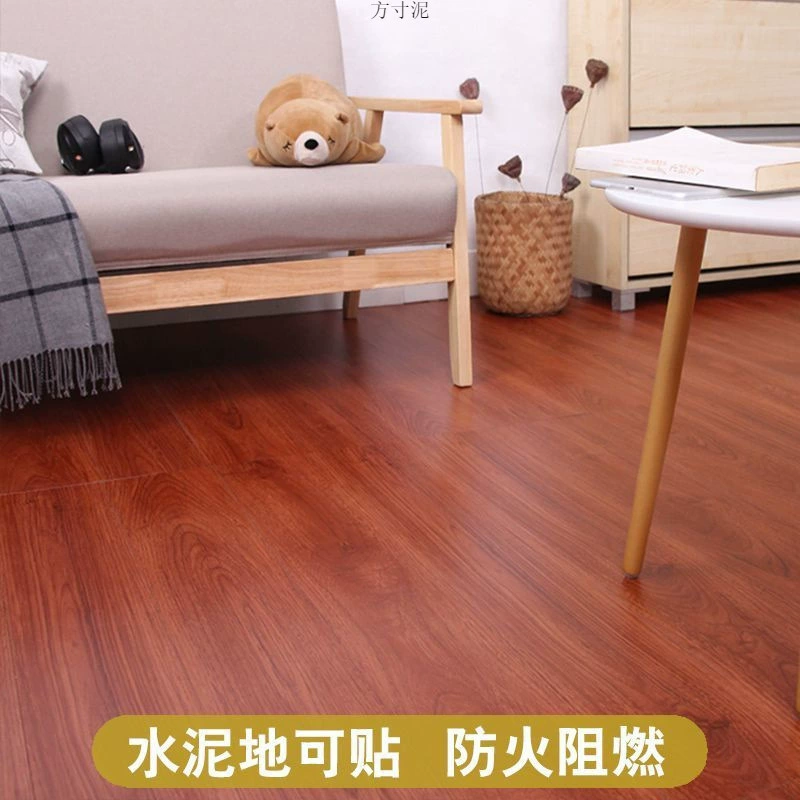 ПВХ наклейка на пол из дерева, самоклеящаяся кожа, пластиковый пол, домашний цементный пол, непосредственно укладка, одна оптовая продажа