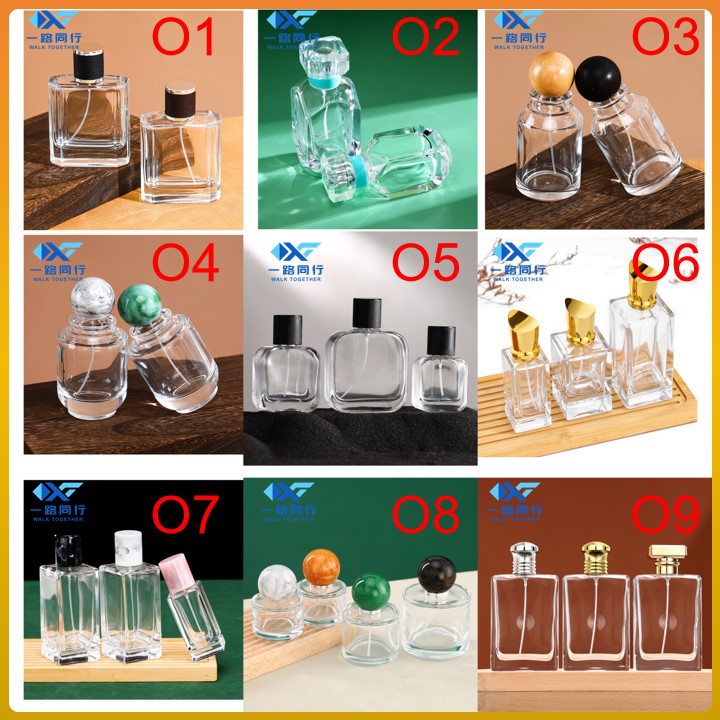 现货便携式玻璃香水分装瓶卡口按压式喷雾玻璃瓶高档小样替换瓶