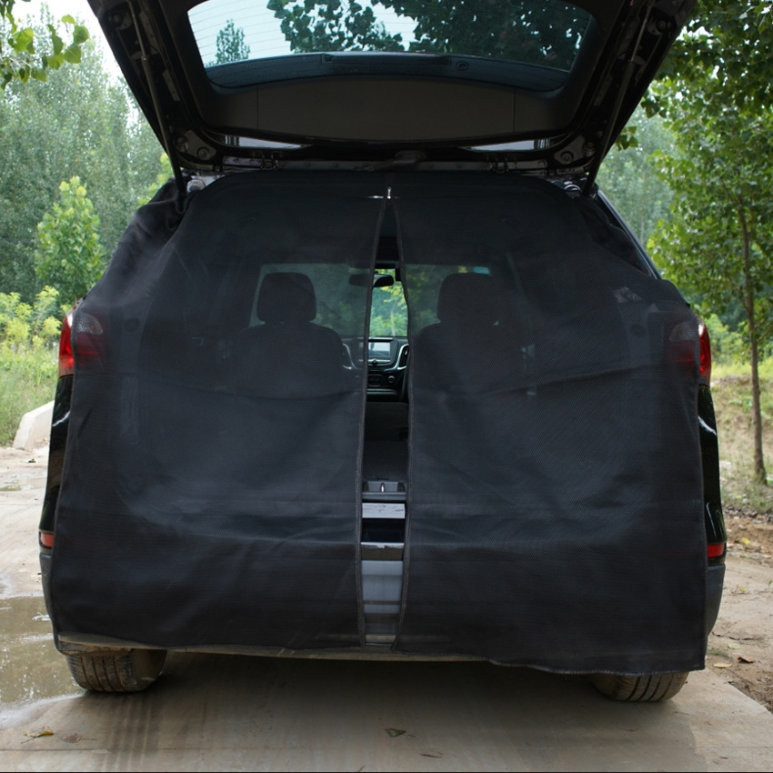 road trip SUVs Commercial vehicle SUV automobile trunk screen window Mosquito net Mosquito Shalian curtain