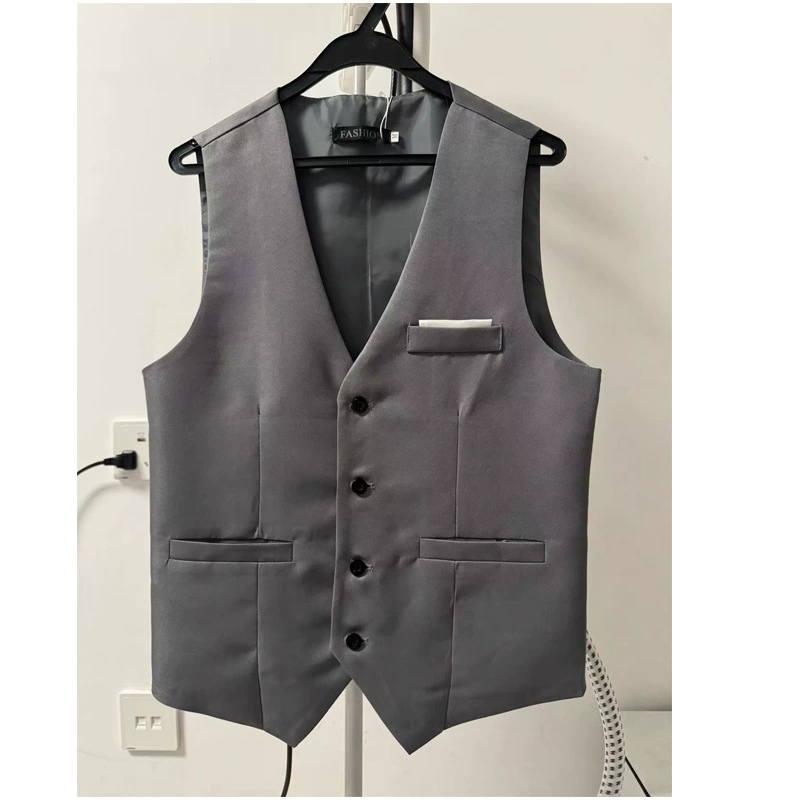 Модный жилет для отдыха, slim fit, 3D