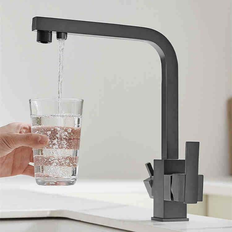 Cocina transfronteriza tipo extracción grifo de agua caliente y fría 3 en 1 hogar purificador de agua para beber agua pura lavabo de verduras