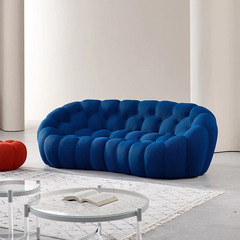 French Roche-Bourg Creative Shaped Bubble Sofa: Light Luxury Designer Sofa for Living Room & Cozy Leisure Lounge Chair