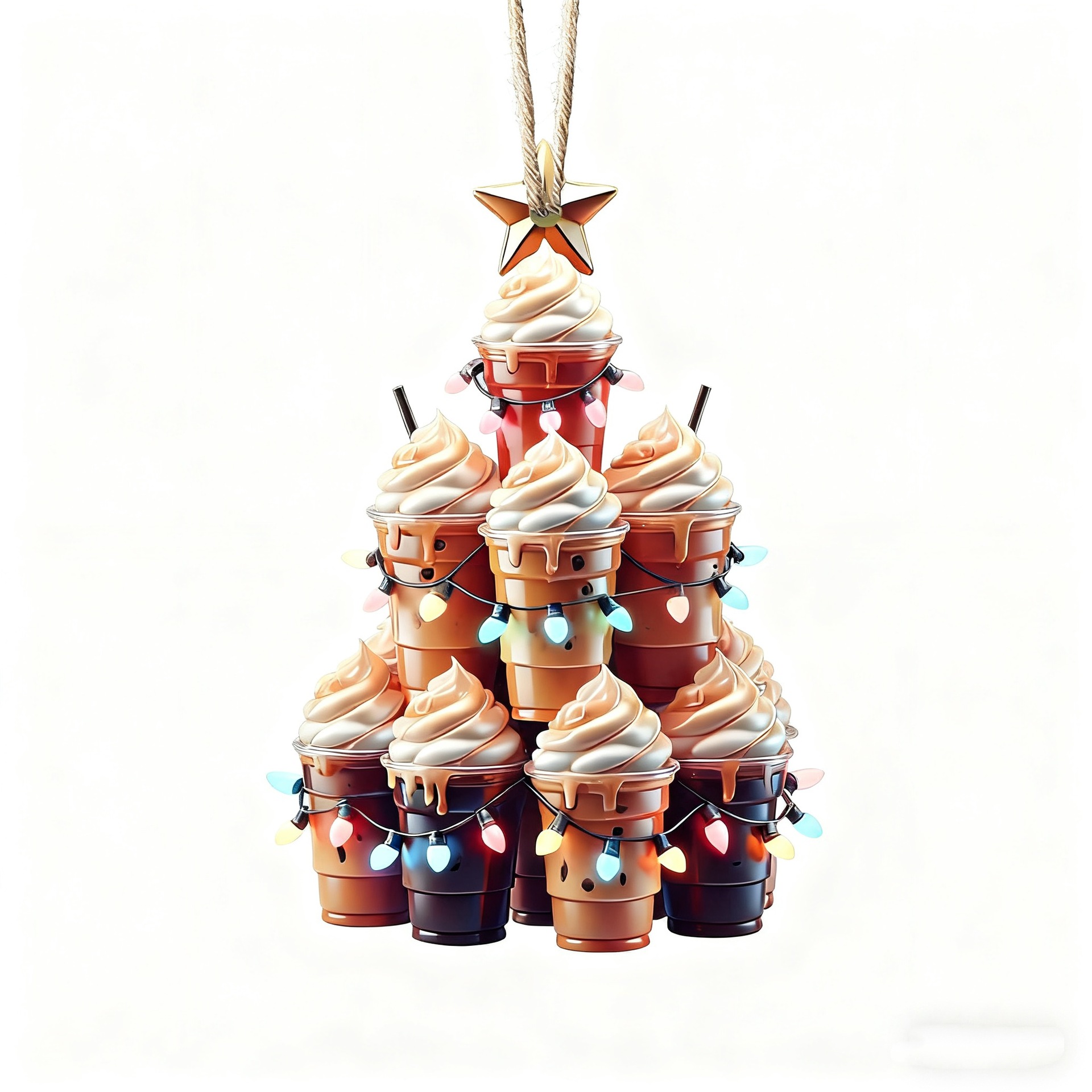 Navidad pastel horneado decoración de automóvil caja de regalo pan de jengibre hombre de Navidad Plug-in fiesta postre cubierta image 10