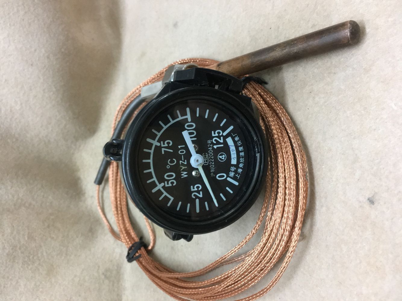 WYZ-01 尾长5米/0-125度/遥测温度计/上海角欣温度仪表厂