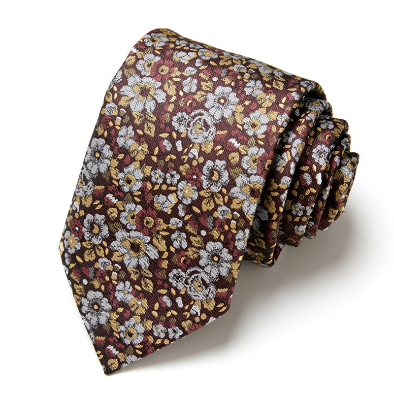Cravate pour hommes d'affaires matures, robe professionnelle, cravate d'interview en soie Polyester, offre spéciale, nouvelle collection 2024_voghion.com