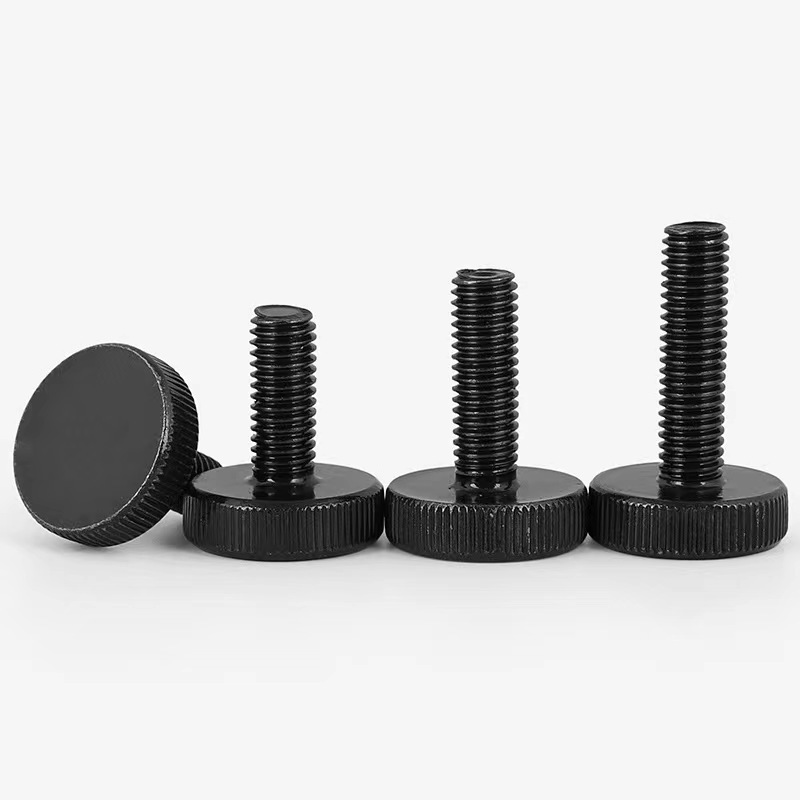 Factory direct supply flat head knurled hand screw hand tightening screw knurled large round head bolt large quantity excellent price
