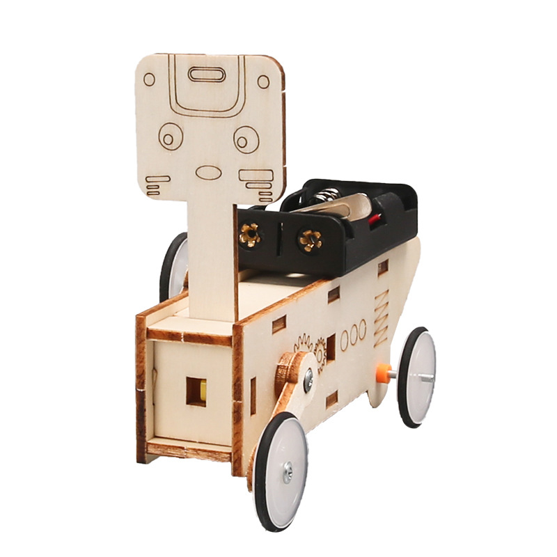 Robot juguete para niños hecho a mano bricolaje ensamblado modelo Tecnología pequeña producción experimento científico material juguete al por mayor