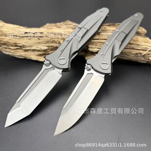 微技术MICROTECH Тяжелый тактический складной подшипник, качественный складной нож
