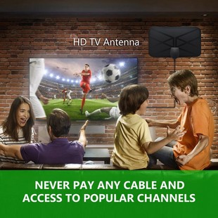 Direct selling explosions European standard American standard HDTV antenna cross-border mini HD digital TV antenna DVB-T2 80g