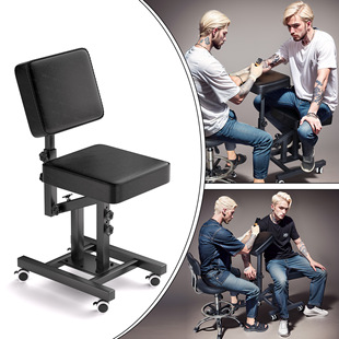 Factory Direct Supply Thai Tattoo Chair Multifunctional Tattoo Armchair Adjustable Height and Rotation Multi-Angle Adjustment Cross-Border Hot Sale