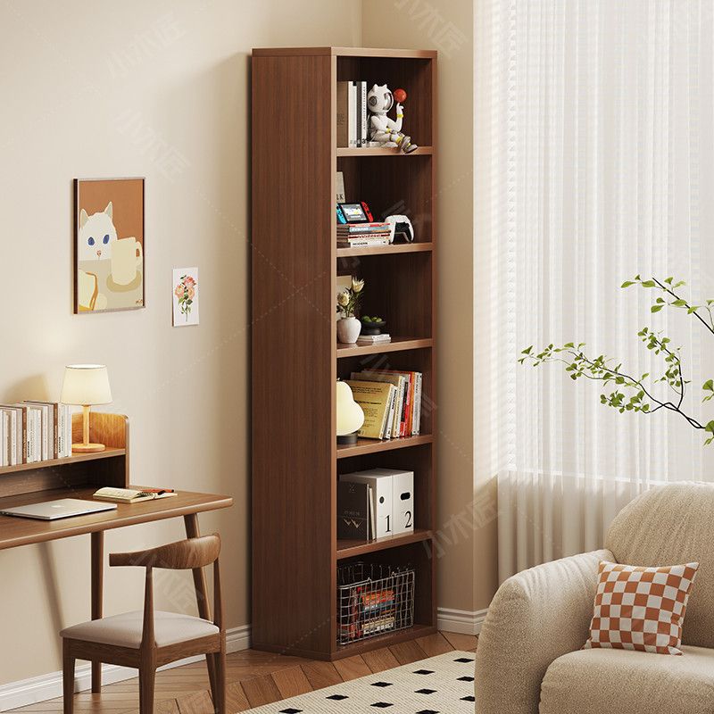 Solid Wood Corner Cabinet, Antique Style Corner Storage Cabinet, Living Room Sofa, Narrow Cabinet Against the Wall, Multi-Layer Bookcase, Corner Bookshelf