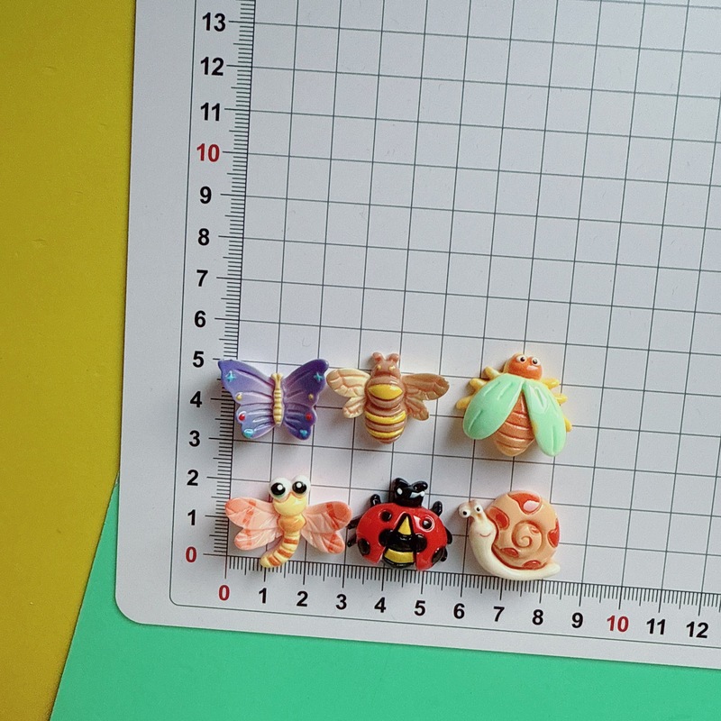 蝶、トンボ、てんとう虫、クリエイティブ手作り DIY クリーム接着剤樹脂アクセサリー、ヘアアクセサリー、バッグ、おもちゃ、靴、アクセサリー材料のバッチ|undefined