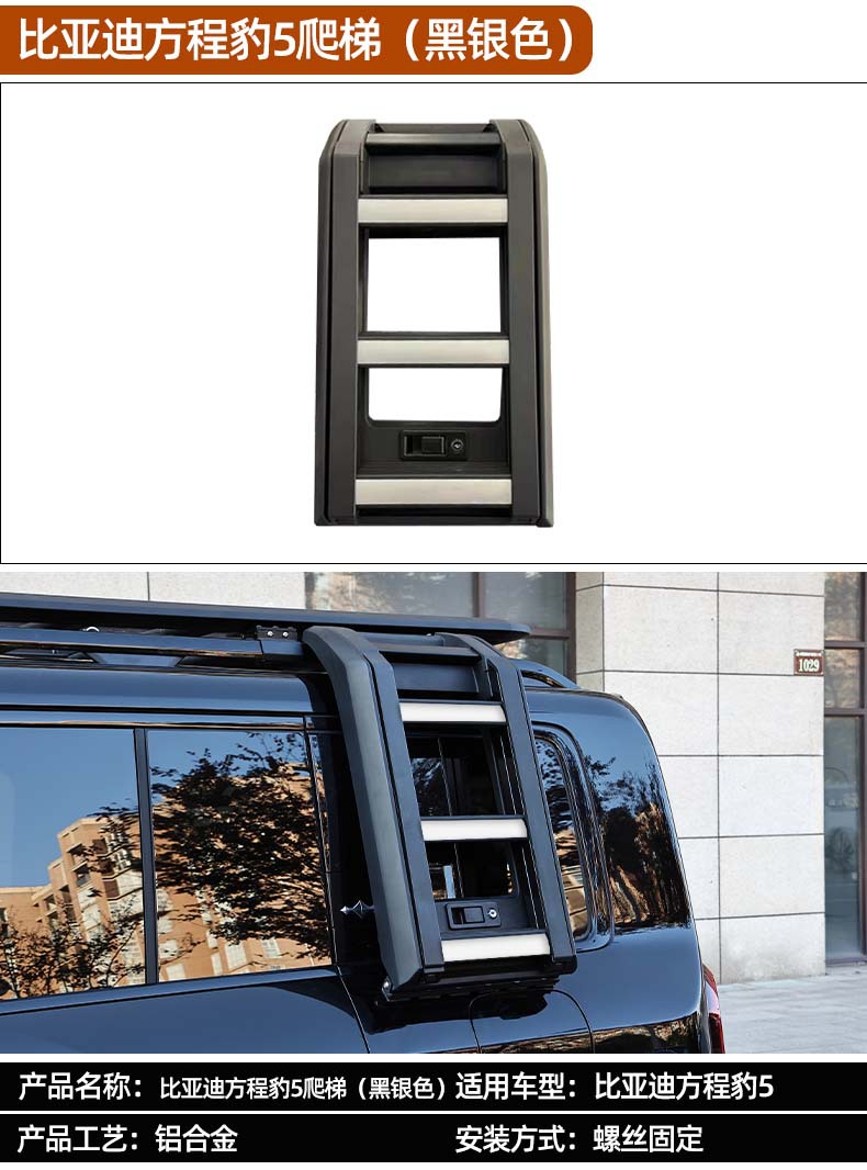 Roof Rack Platform Ladder Kit for BYD Fang Cheng Bao 5