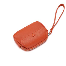 新款迷你女士钱包纯色百搭零钱包简约时尚多功能卡包PU皮高级感