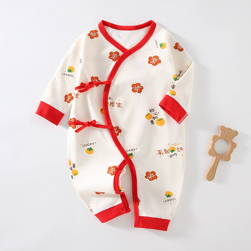 [Товары для магазинов] Хлопковые детские комбинезоны на все сезоны, мужская и женская детская одежда, одежда для новорожденных, подарки на полнолуние, западный стиль