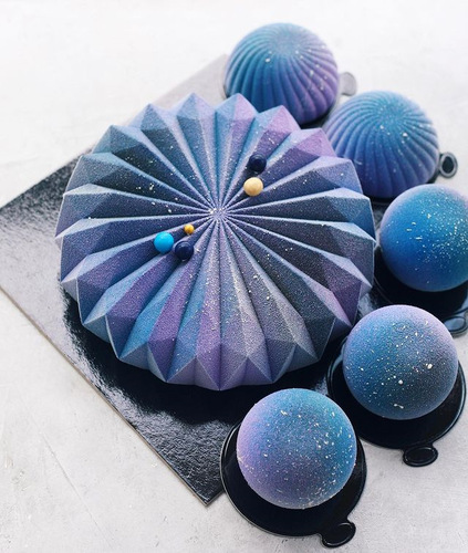 Manufacturer mooncake mold origami round mousse mold cake mold silicone mold baking utensils handmade soap mold