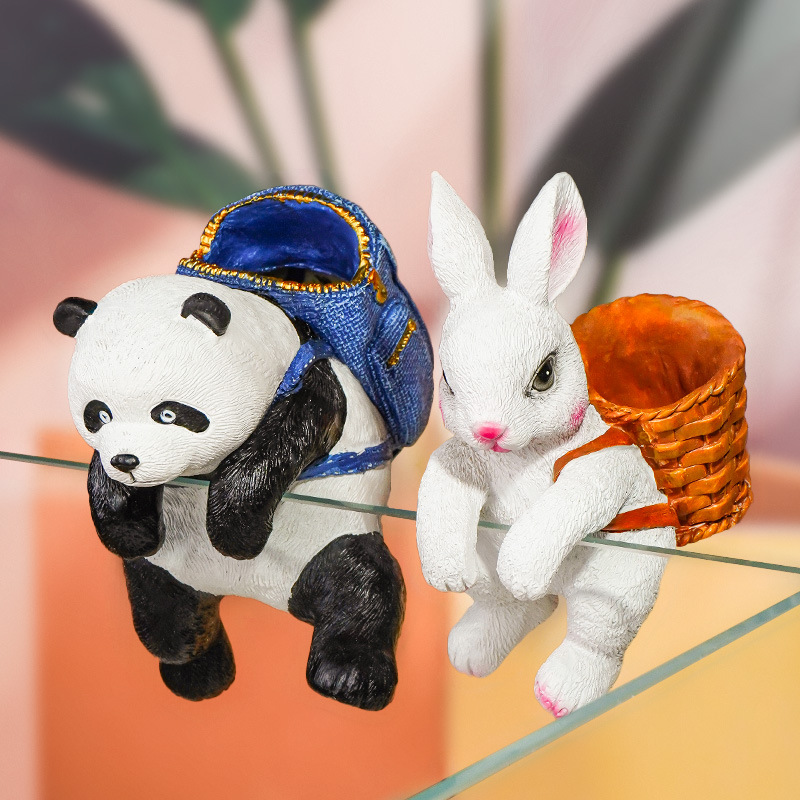 Maceta con Forma de Mochila Popular, Pecera, Decoración Creativa para Mochila, Regalo, Adorno Colgante de Resina, Maceta Colgante Artesanal