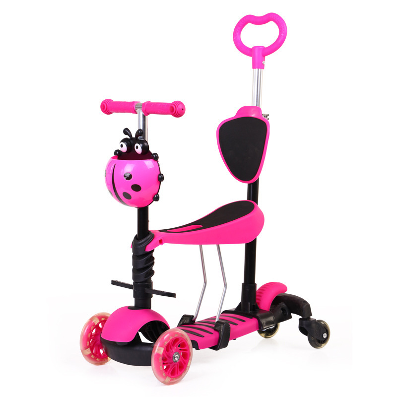 Scooter para niños de 2 años, niños de 6 años, niños de sexo masculino, niños pequeños 3 - en - 1 pueden montar un patín de pedal de un solo pie