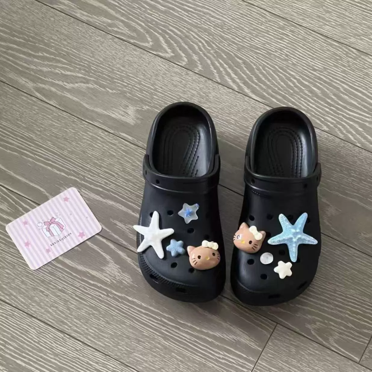 Removable footwear buckle, universal accessory, DIY