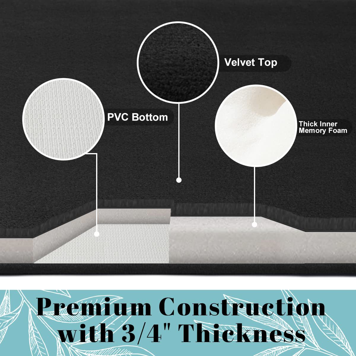 Memory Foam Bathroom Mat 4